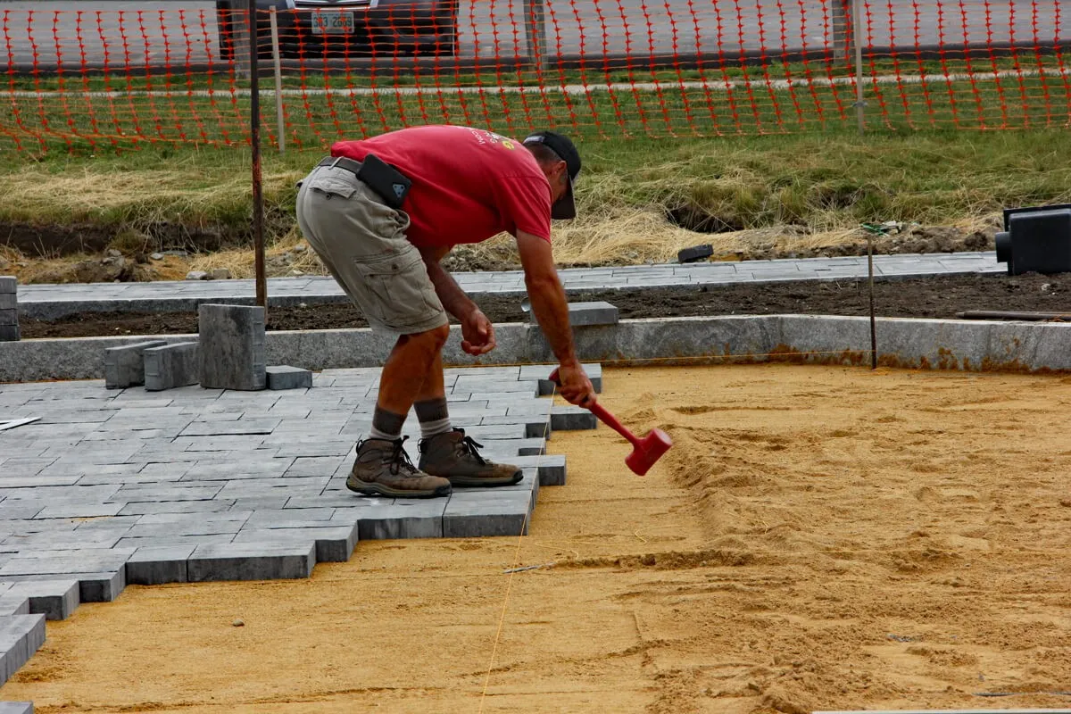 Base Preparation for Patio