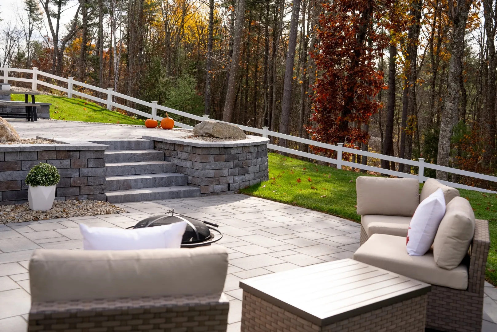 Patio with sitting area