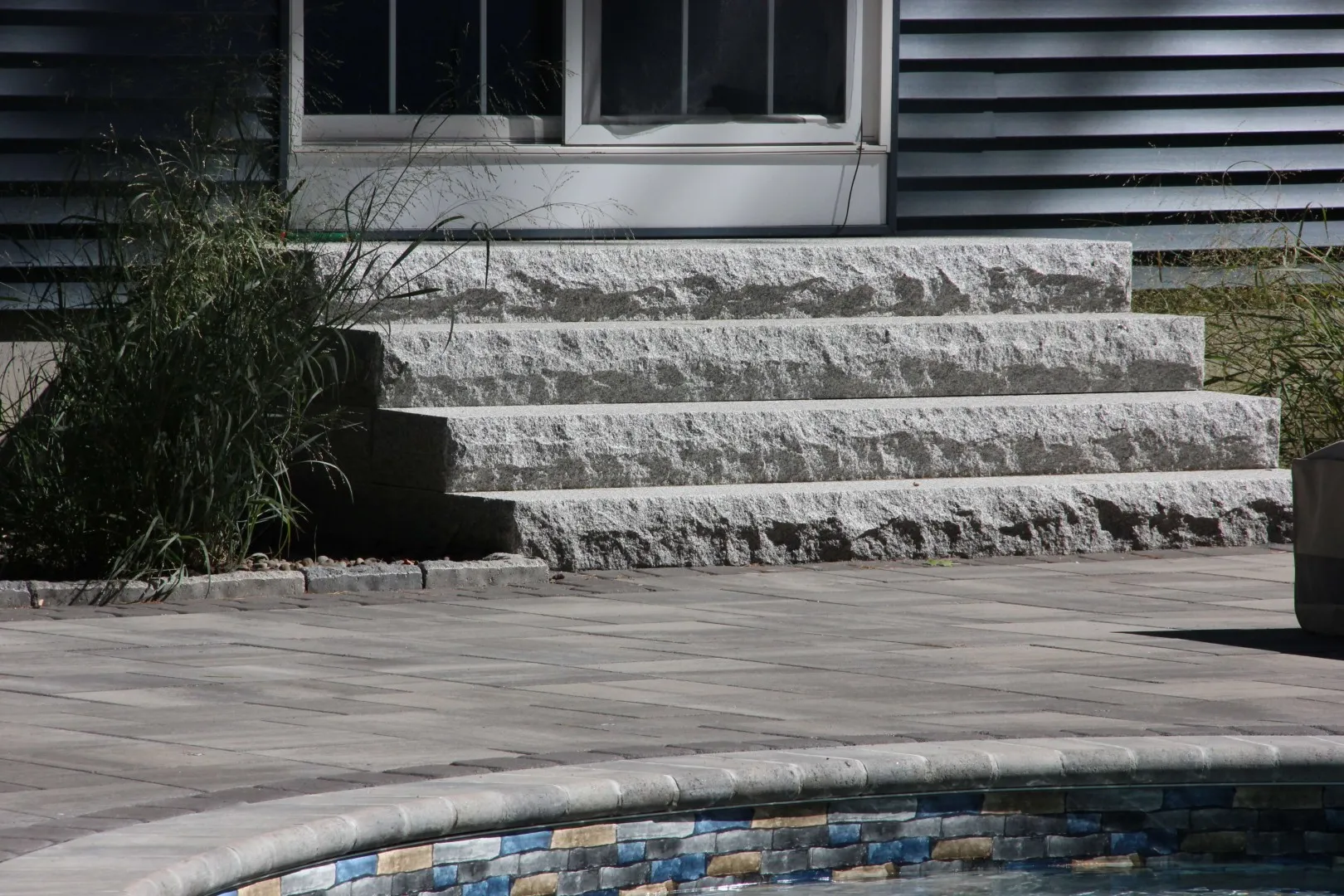 Granite steps